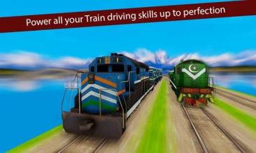 Pak vs Indian Train Race Simulator截图1