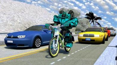 Robot Bicycle Traffic Rider截图1