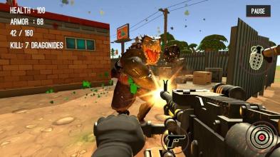 Monster Killing City Shooting 2 - 3D Shooter Game截图1