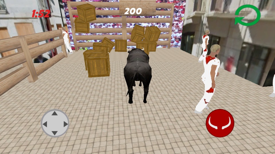 San Fermin Bull Run Simulator截图3