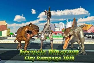 Jurassic Dinosaur City Rampage 2018截图1