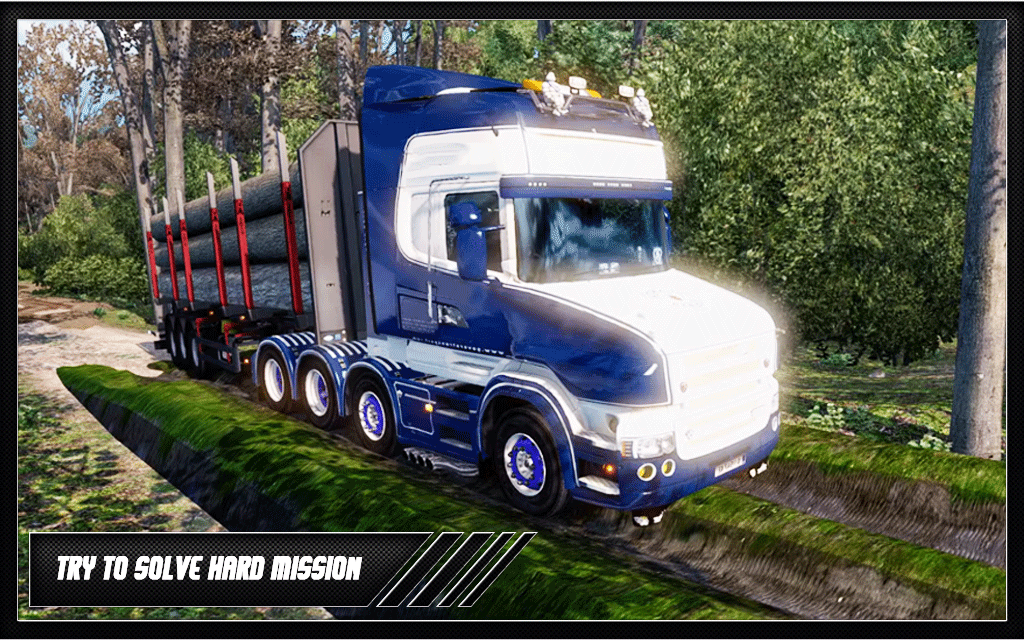 Rough Truck: Euro Cargo Delivery Transport Game 3D截图5