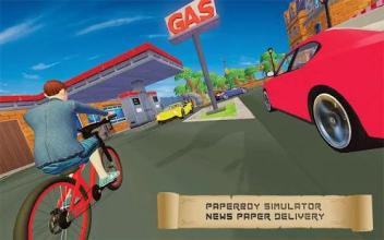 Paperboy Simulator: News Paper Delivery截图1