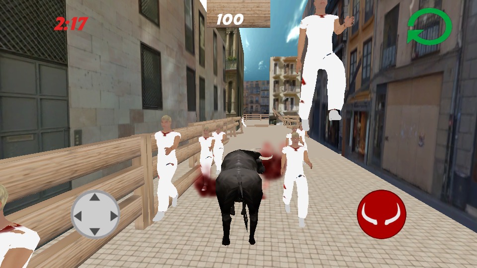 San Fermin Bull Run Simulator截图4