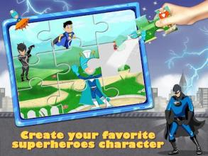 Puzzle Kids Super Hero Shape & Jigsaw Puzzles截图4