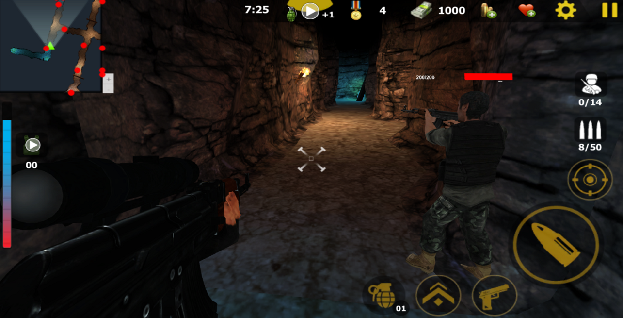 Commando Sniper Attack : Modern Gun Shooting War截图5