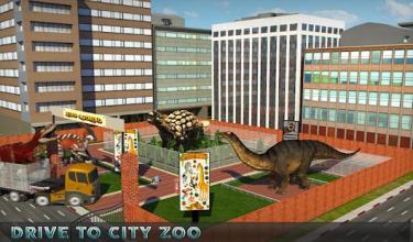 Jungle Dino Truck Transport 3D截图1