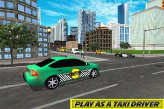 Luxury Taxi Driving 3D Game截图4