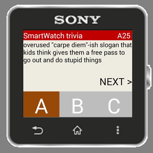 Trivia for SmartWatch截图3