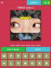 Guess TWICE Member’s Eye Kpop Quiz Game截图3