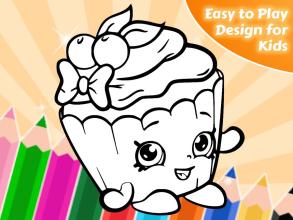 Coloring Pages Game of Shopkin截图1