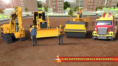 New Highway Builder 3D - Construction Games Free截图3