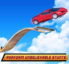 Impossible Mega Ramp: Monster Car Stunts Challenge截图4