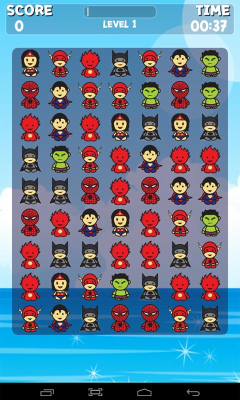 Superhero Match 3 Games截图1