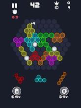 Neon Block Puzzle : Square & Hexagon Brain Test截图1