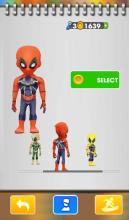 Superhero Spider Hero Escape: Train Subway Surf 3D截图1