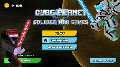 Cube Planet Soldier War Games截图3