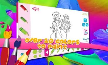 Princess Disnеу Coloring Book截图3