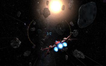 Space Battle: Spaceships War among Stars Fire 3D截图3