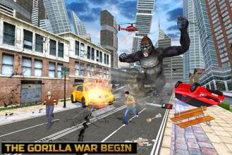 Big Foot Gorilla Giant City Smasher Rampage Game截图3