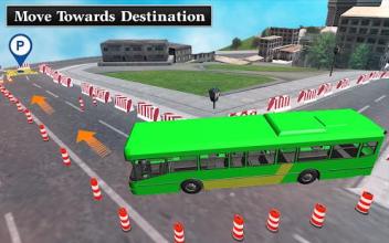 Coach Bus Parking City Driving截图3