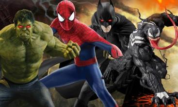 Dark Venom Spider Superheroes Fighting Games截图1