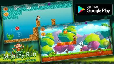 Monkey Run: Monkey in the Banana Jungle Adventures截图1