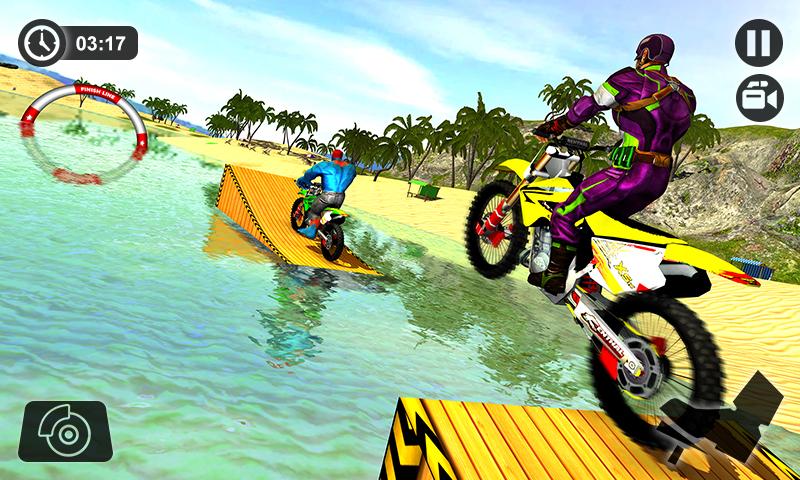 Superhero Water Surfer Bike Racing: Beach Racer截图3