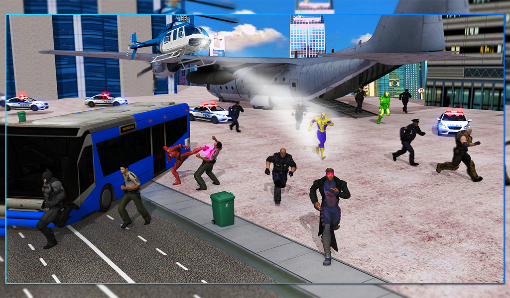 Supernatural Police Airplane Transport Superheroes截图1