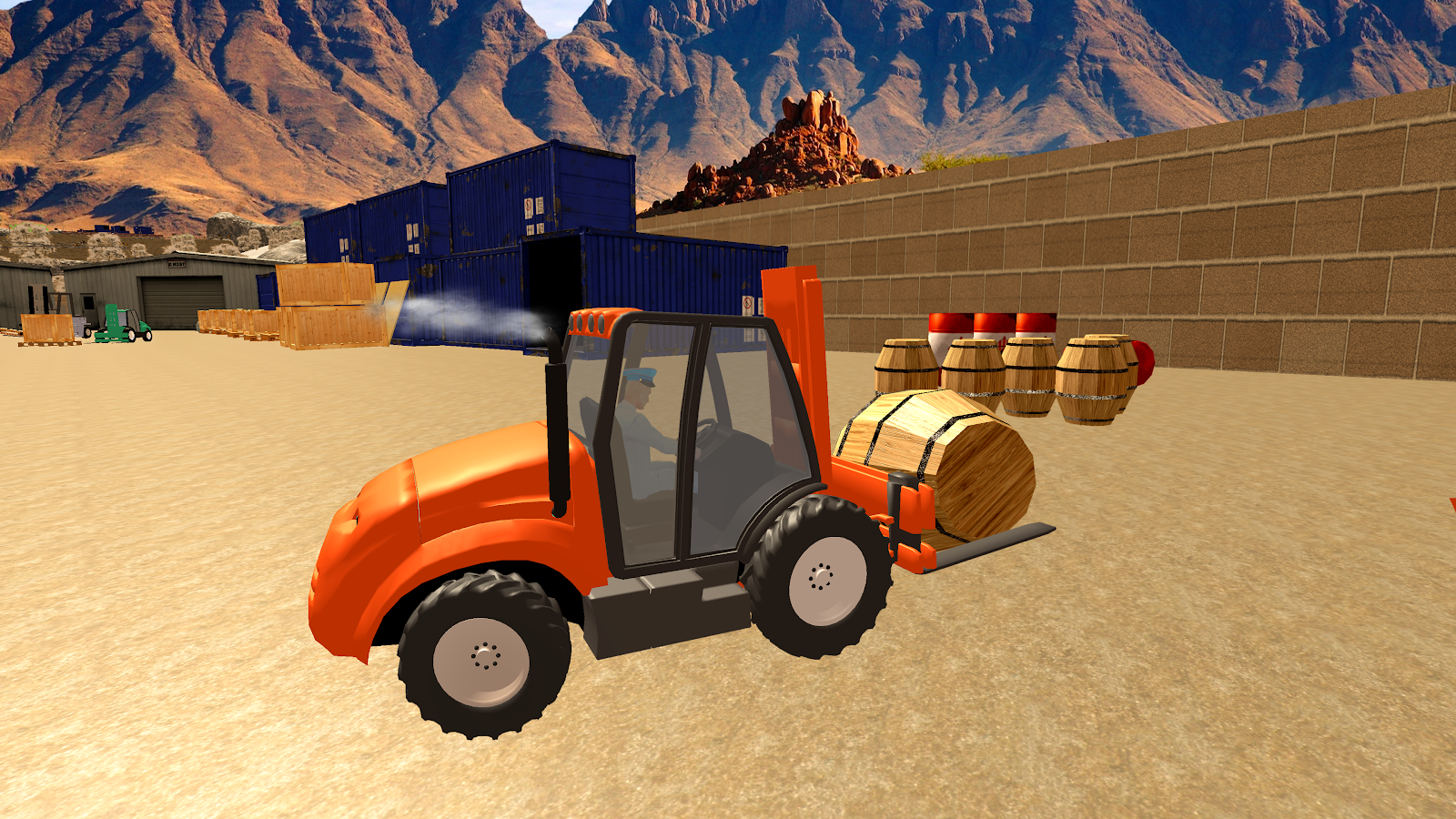 Offroad Truck Cargo Delivery Forklift Driver Game截图3