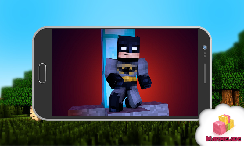 Mod Hero Bat-Man for MCPE截图1