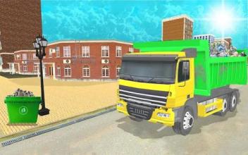 City Garbage Cleaner Truck Sim: Urban Trash Truck截图3