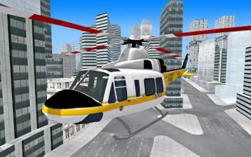 City Helicopter Fly Simulation截图3