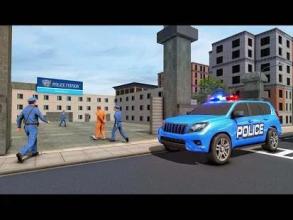 US Police Hummer Car Quad Bike Police Chase Game截图4