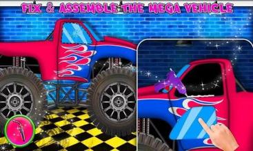 Monster Truck Wash Salon - Car Repair Auto Garage截图1