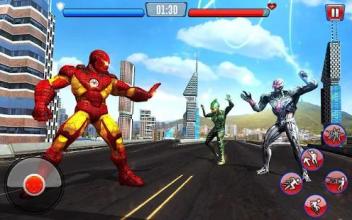 Iron Spider Hero Robot Superhero Flying Robot Game截图5