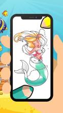 Mermaid Coloring for Kids截图4