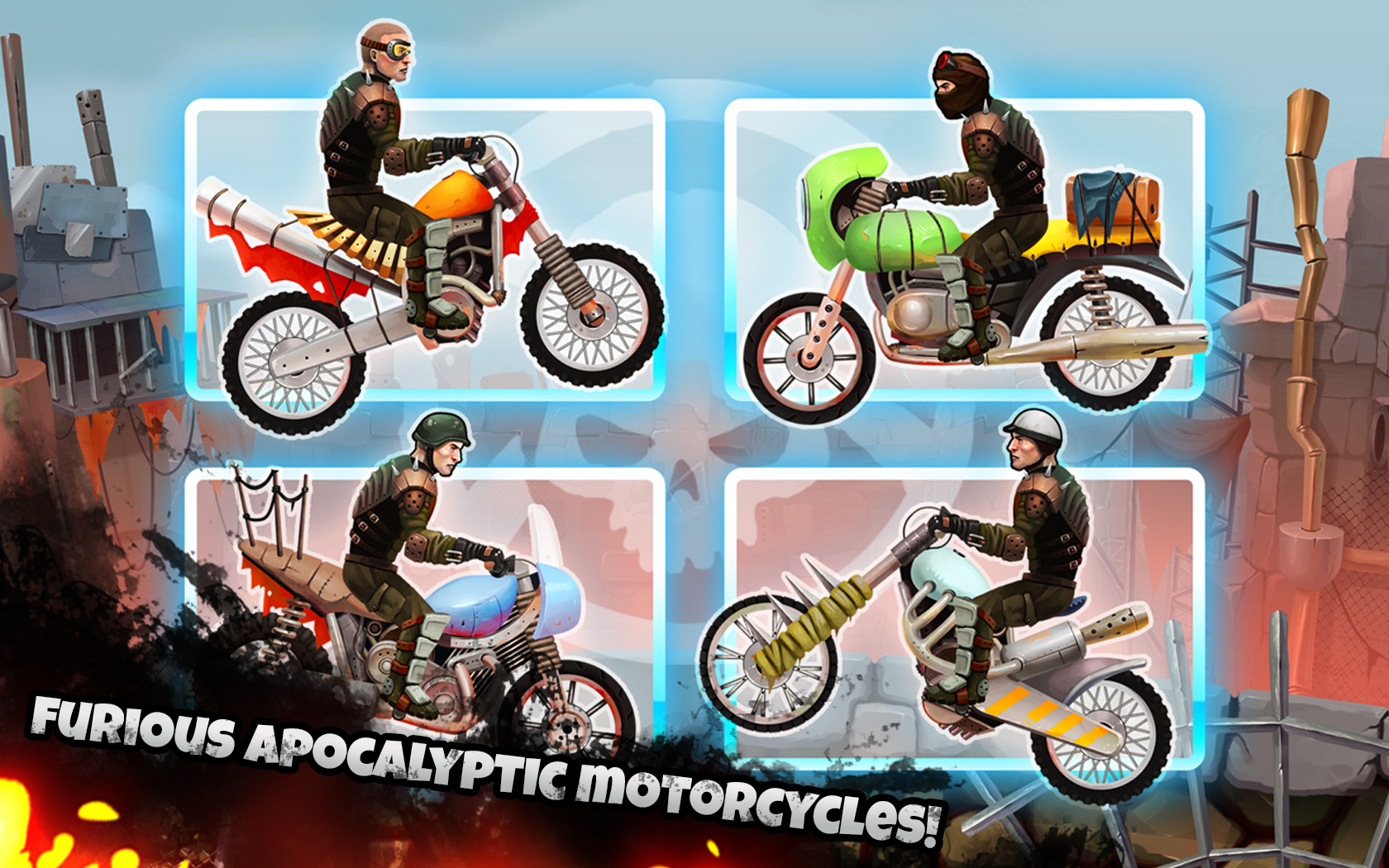 Mad Road: Apocalypse Moto Race截图1