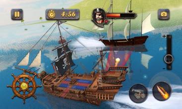 Caribbean Sea Pirate Ship Captain Naval Battle 3D截图1