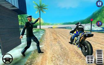 Offroad Police Bike Driving 3D截图5