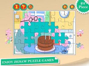 Pig Family Jigsaw Puzzle截图3