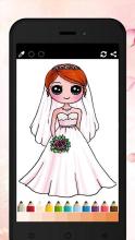 Coloring Wedding Brides and Groom截图2