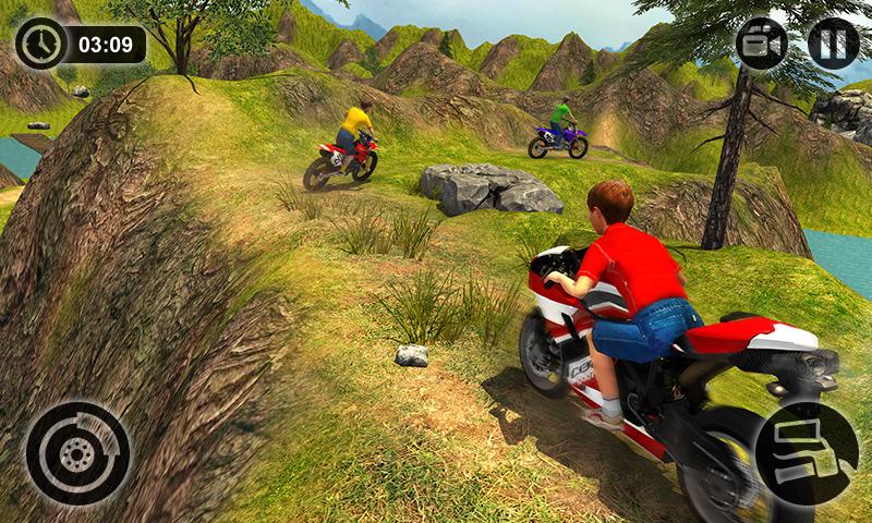 Kids Downhill Mountain Motorbike Riding截图4