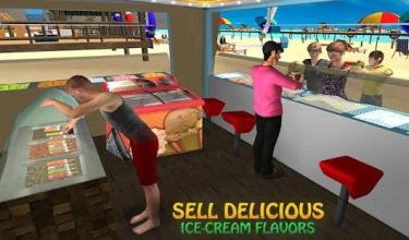 Beach Ice Cream Shop: Ice Cream Delivery Games截图2