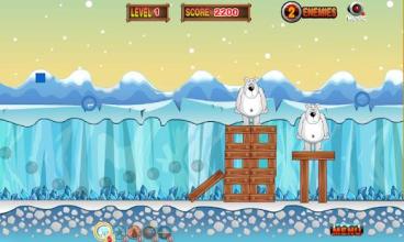 Angry Penguins Adventure - War Attack Games截图2