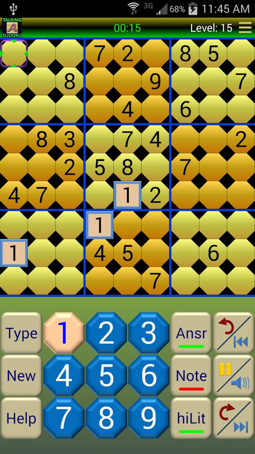 Sudoku free HD by Acropa截图1