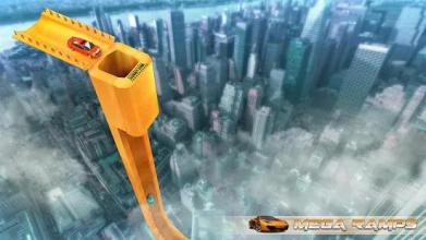 Vertical Mega Ramp Stunts Car Racing截图2
