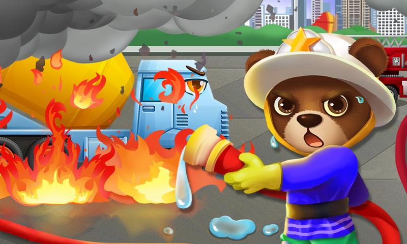 Fire Truck: Animal Rescue Game截图1