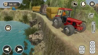 Offroad Tractor Driving Farmer Sim: Road Train截图1