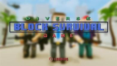 Diverse Blocky Survival - Fort Night Combat SWAT截图1